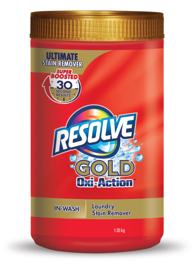 RESOLVE® Gold Oxi-Action™ In-Wash Laundry Stain Remover - Powder (Canada) (Discontinued)